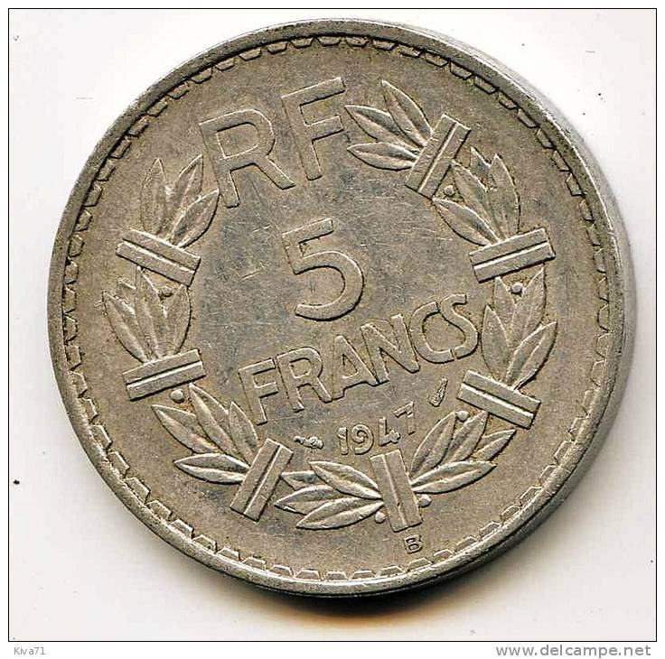 5 Francs   1947 B Alu - 5 Francs