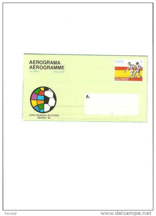 Aerograma  1982 - Cuba (1874-1898)