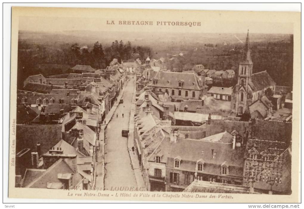 LOUDEAC.-  Vue Aérienne - Loudéac