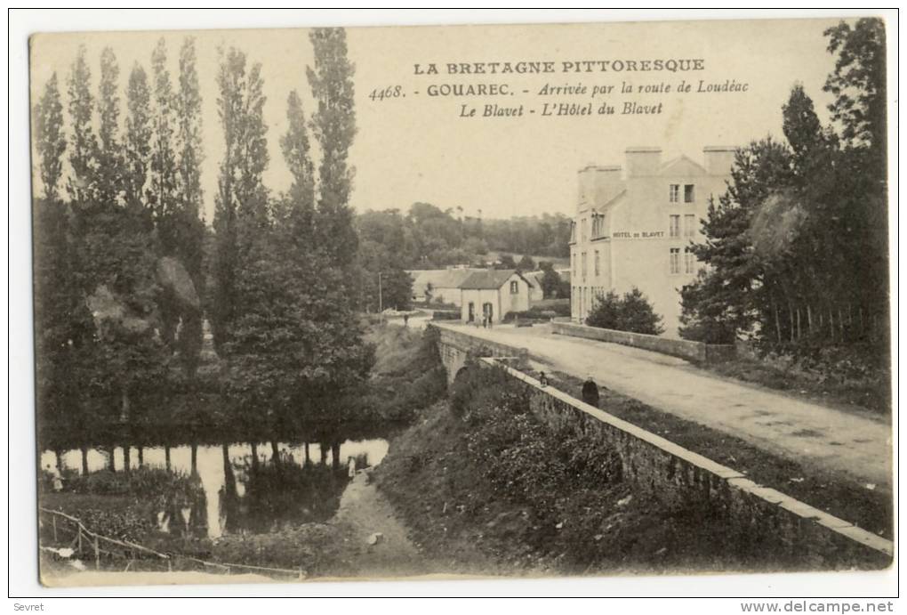 GOUAREC. - Le Blavet. Hôtel Du Blavet - Gouarec