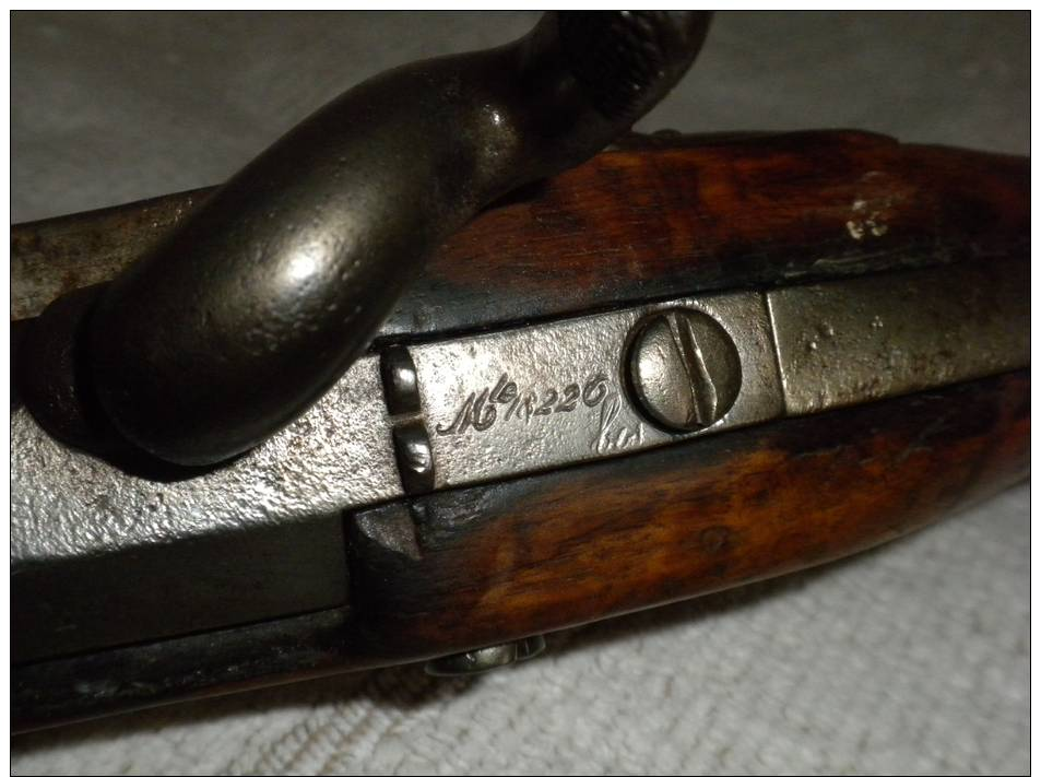 PISTOLET REGLEMENTAIRE FRANCAIS MODELE 1822 T BIS - Armes Neutralisées