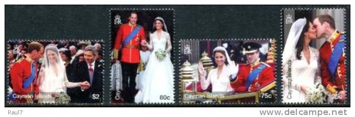 CAYMAN 2011 - Royal Wedding William // 4V Neufs // Mnh Set - Kaimaninseln