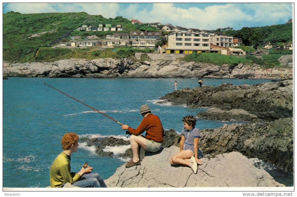 1972 Great Britain Colour Picture Postcard Of  Limeslade Bay, Good Franking - Unknown County