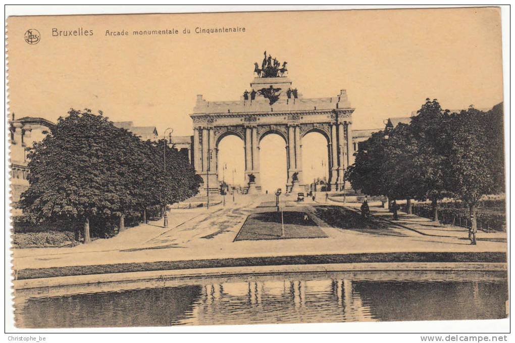 Brussel, Bruxelles, Arcade Monumentale Du Cinquantenaire (pk10626) - Bruxelles-ville