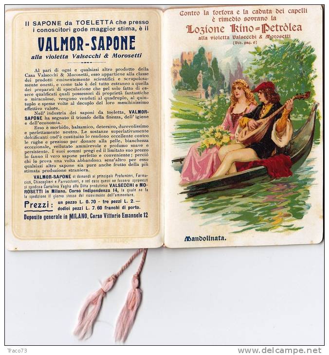 MILANO 1905 - Valsecchi E Morosetti -  VITA MEDIOEVALE /  Almanacco Profumato - Small : 1901-20