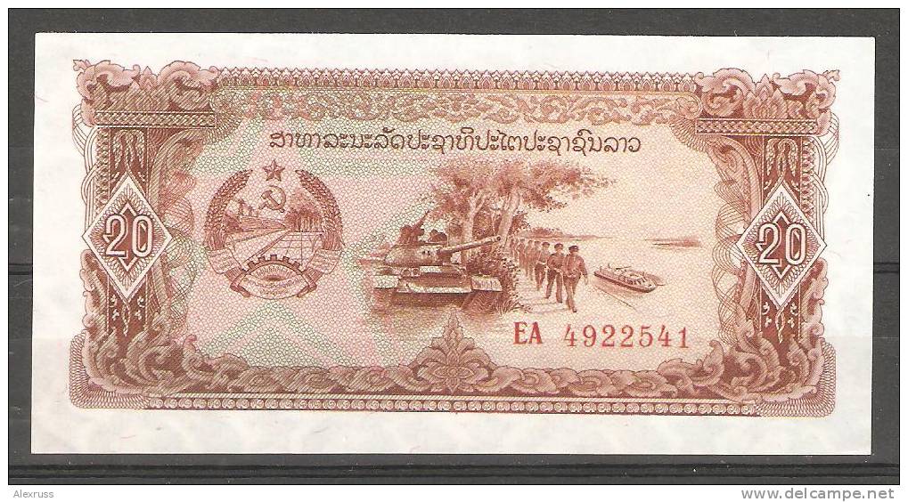 Laos 1979 Banknote,20 KIP,Crisp UNC,P28 - Laos