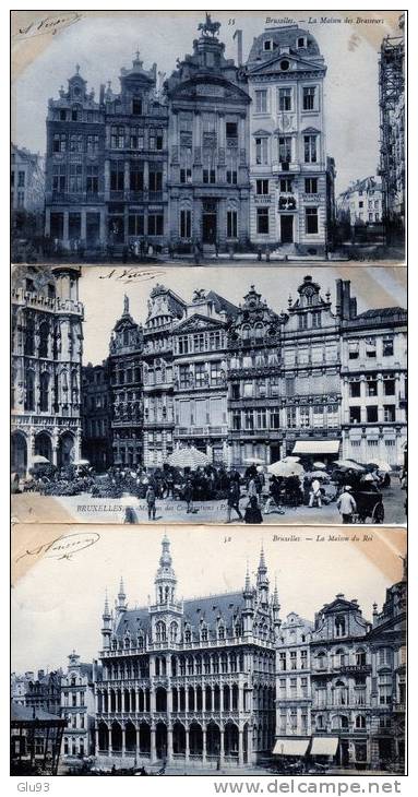 Lot 11 CPA - Bruxelles (Belgique) - Voir Scans - Sets And Collections