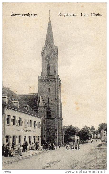 Germersheim 1905 Ringstr Gasthaus Z Germania - Germersheim