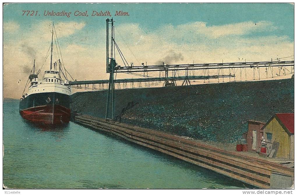 UNLOADING  COAL , DULUTH ,MIN - Duluth