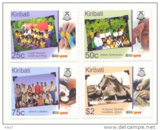 KIRIBATI - 2007 - Cent Du Scoutisme - 4v Neuf ** // Mnh - Kiribati (1979-...)