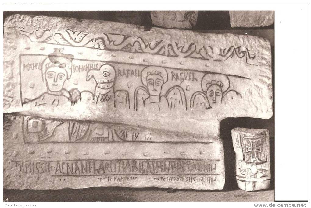 CP, Antiquité, Hypogée Martyrium (VIIe S.), Dessus De Sarcophage, 86, Poitiers, Vierge - Ancient World