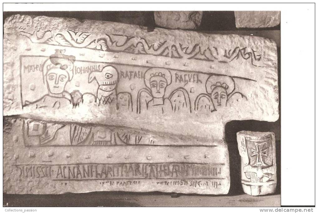 CP, Antiquité, Hypogée Martyrium (VIIe S.), Dessus De Sarcophage, 86, Poitiers, Vierge - Antike