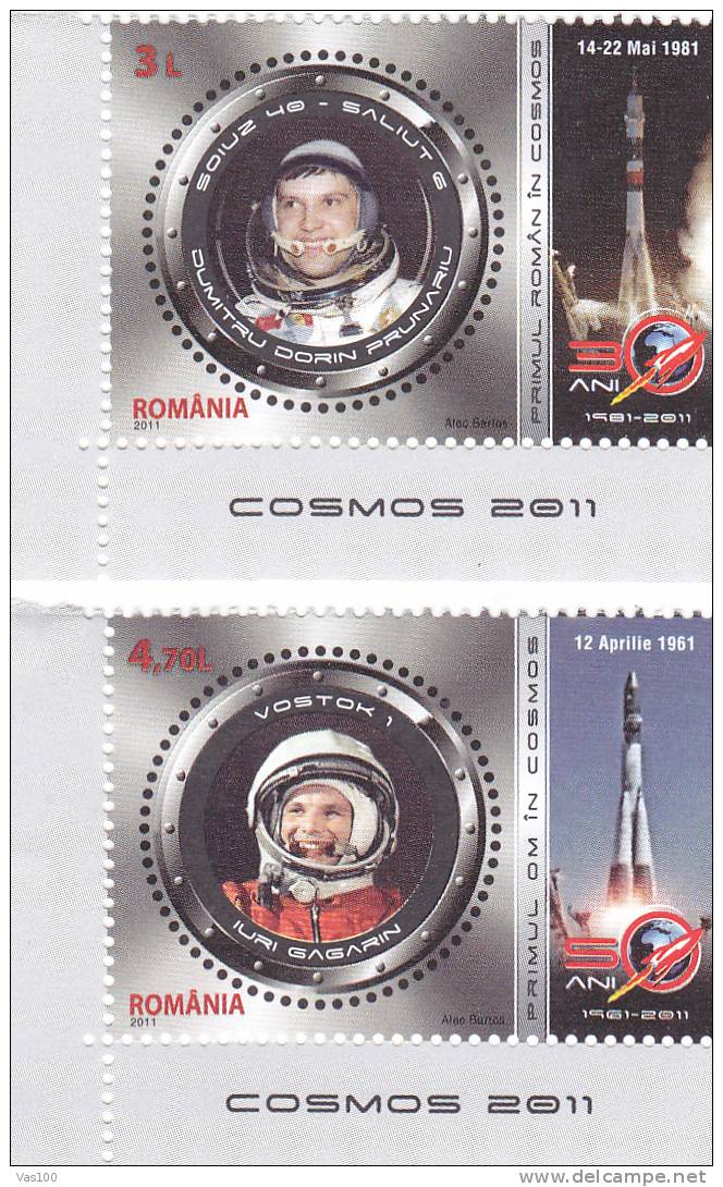 Cosmos 2011  Full Set MNH Romania.Extra Price Face Value! - Neufs