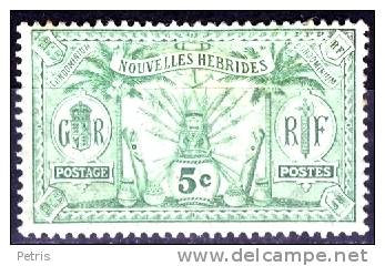 New Hebrides French 1911 5c MH - Lot. 885 - Altri & Non Classificati
