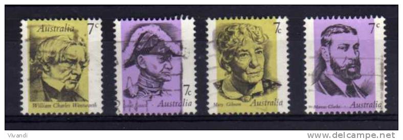 Australia - 1973 - Famous Australians (5th Series) - Used - Oblitérés