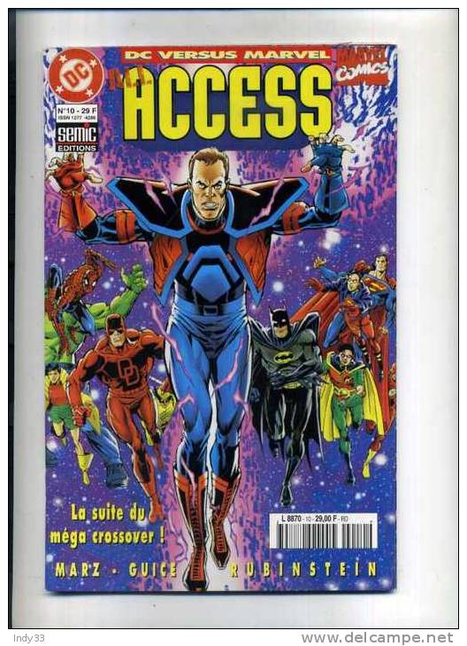 - ACCESS  N°10 . MARVEL COMICS 1998 - Marvel France