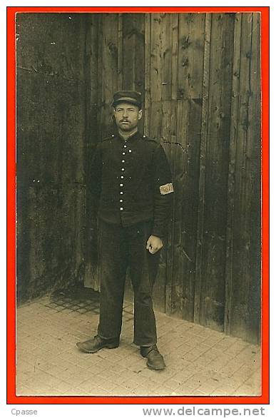 AK CARTE PHOTO Allemagne KRIEGSGEFANGENENLAGER MESCHEDE * Militaria Prisonnier De Guerre En Allemagne Matricule 1873 - Meschede