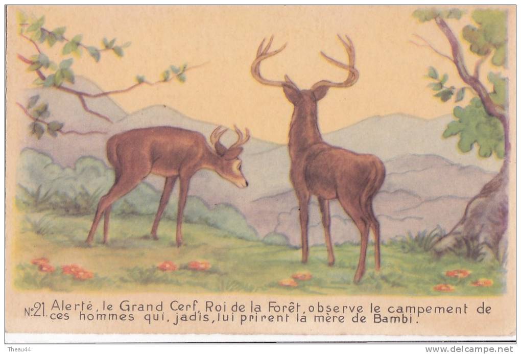 ¤¤  -  21  -  Illustrateur   -  WALT  DISNEY   -  Le Grand Cerf     -  ¤¤ - Autres & Non Classés