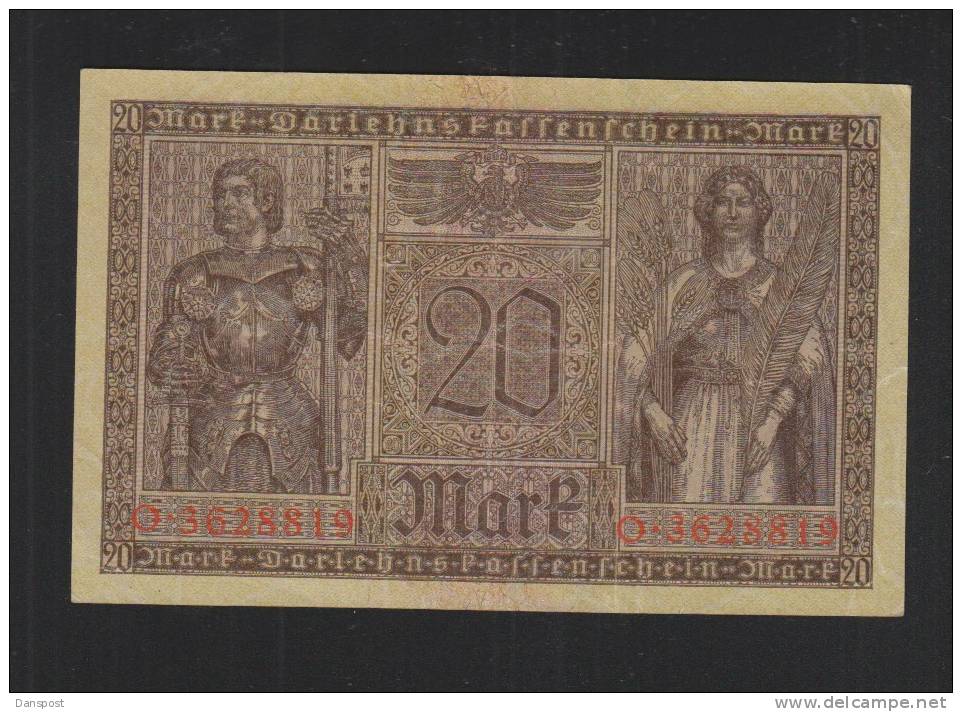 Dt. Reich 20 Mark 1918 - 20 Mark