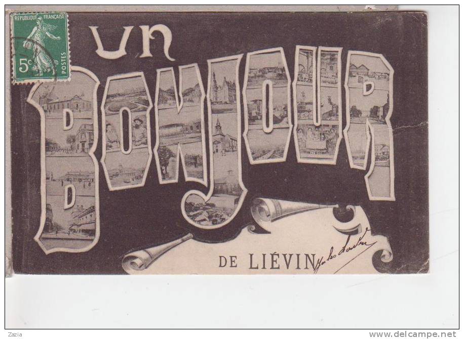 62.547/ Bonjour De LIEVIN - Lievin