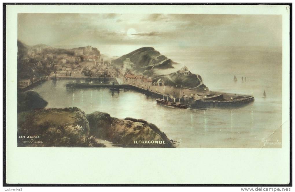 "Ilfracombe",  A C1910 Postcard Based On A Painting By 'Elmer Keene'. - Ilfracombe