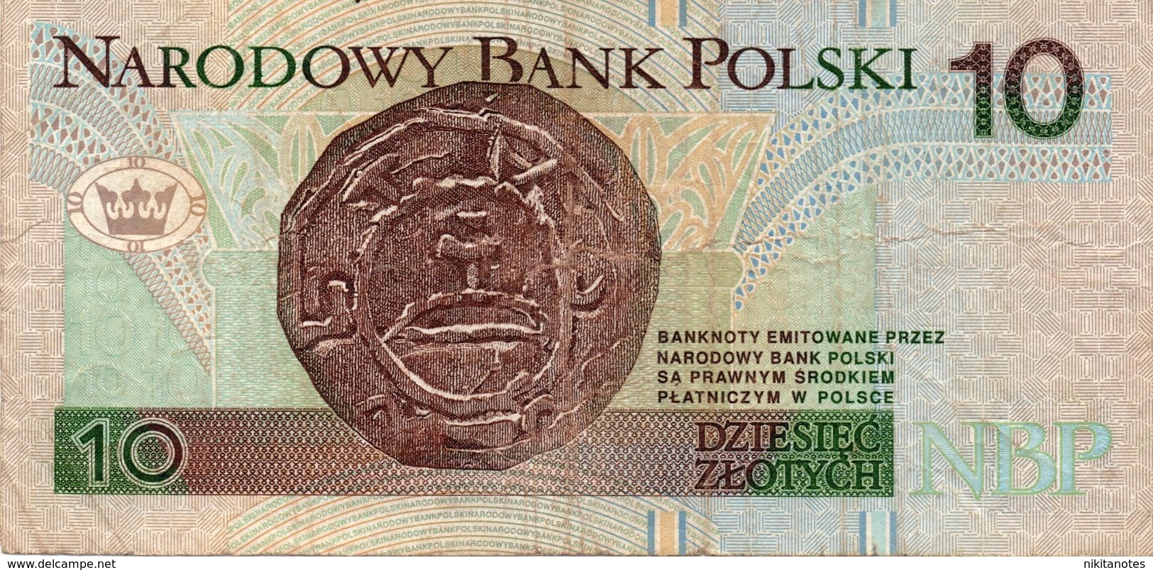 POLAND POLONIA 10 ZLOTYCH 1994 Vedi Foto - Pologne