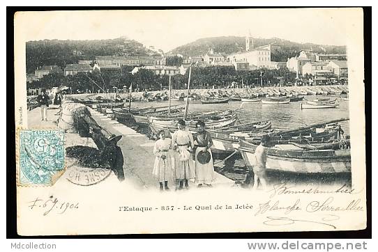 13 MARSEILLE / L'Estaque, Le Quai De La Jetée / - L'Estaque