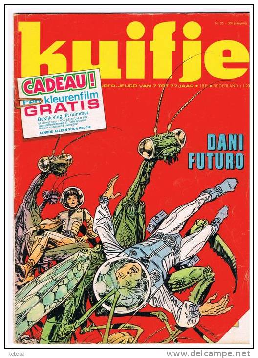 KUIFJE  WEEKBLAD N° 25 - 30e JAARGANG 17-6-1975 - Kuifje