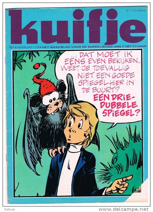 KUIFJE  WEEKBLAD N° 7 - 31e JAARGANG 10-2-1976 - Kuifje