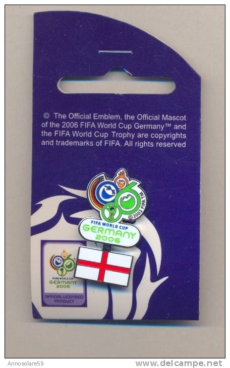 PINS - SPILLA WORLD CUP GERMANY 2006 ENGLAND - NUOVA - LEGGI - Abbigliamento, Souvenirs & Varie