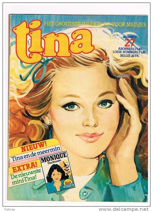 TINA  WEEKBLAD  N° 4  - 1 JULI  1980 - Tina