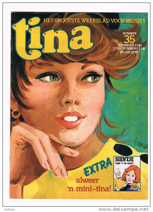 TINA  WEEKBLAD  N° 35  - 29 AUGUSTUS  1980 - Tina