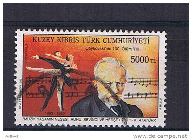RB 860 - Cyprus - Turkish Cypriot - 1993 Anniversaries 5000L Ballet Dancers &amp; Caykovski'nin- Fine Used Stamp - SG 36 - Usati