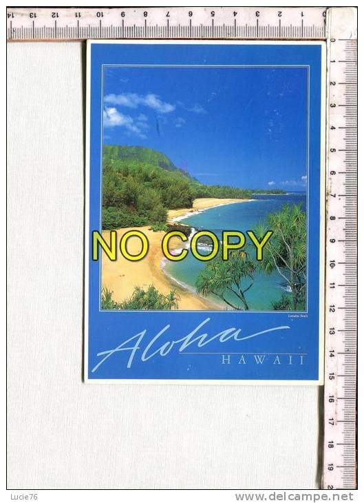 HAWAI -  ALOHA -  LUMAHAI BEACH   On The Island Of Kauai, Is One Hawaii's ..... - Other & Unclassified