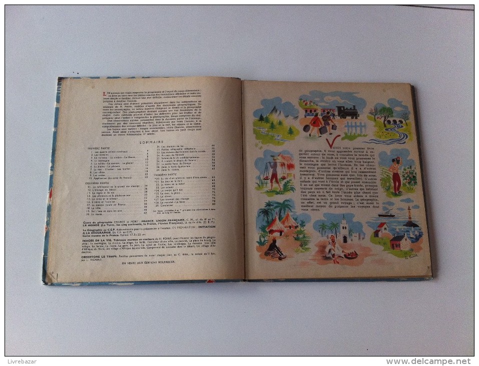 Ancien Et Rare DECOUVRONS LE MONDE Géographie Cours élémentaire Et Classes De 10° Et 9°  CHABOT ET MORY - 6-12 Ans