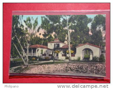 California > Santa Barbara   El Encanto Hotel & Bungalows  Hand Colored --------    ===  --ref 499 - Santa Barbara