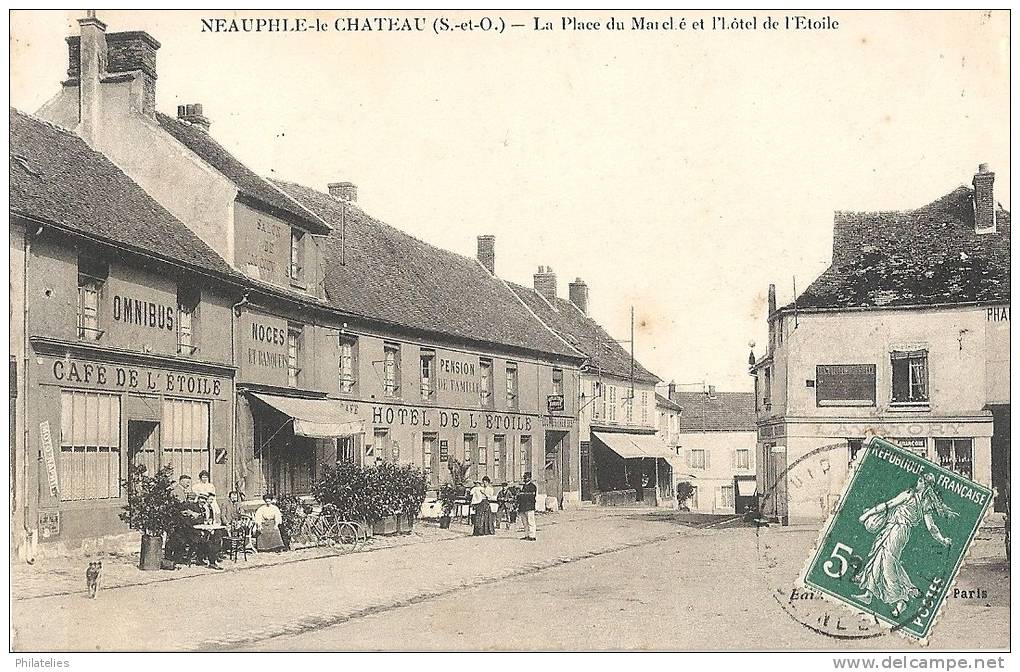 NEAUPHLE  HOTEL DE L ETOILE 1912 - Neauphle Le Chateau
