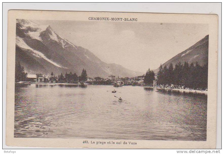 CPM DPT 74 CHAMONIX MONT BLANC LA PLAGE ET COL DU VOZA - Chamonix-Mont-Blanc