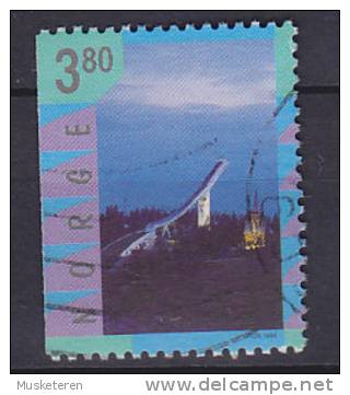 Norway 1998 Mi. 1282 Dl    3.80 Kr Tourism Tourismus Skisprungschanze Im Holmemkollen - Used Stamps