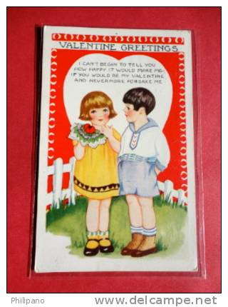 Holidays & Celebrations > Valentine's Day   Embossed   Young Boy & Girl  === ==   ===   Ref 499 - Valentinstag