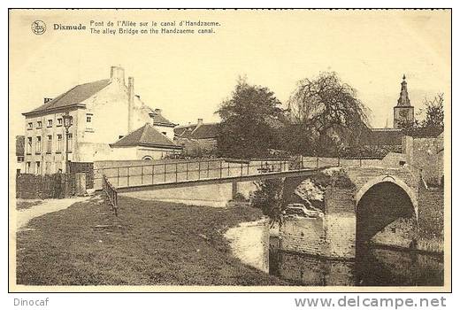 DIXMUDE / The Alley Bridge On The Handzaeme Canal, Diksmuide - Diksmuide