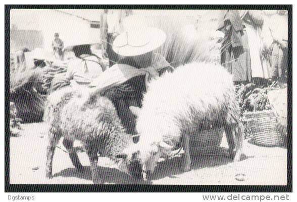 Bolivia Años 50, Lanares En Feria Del Valle Alto De Cochabamba - Bolivien