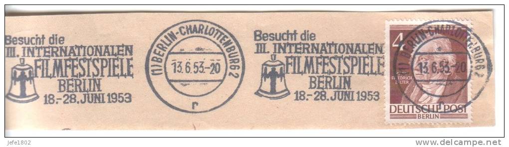 Film - Besucht Die III. Internationalen FILMFESTSPIELE Berlin 1953 - Cinema