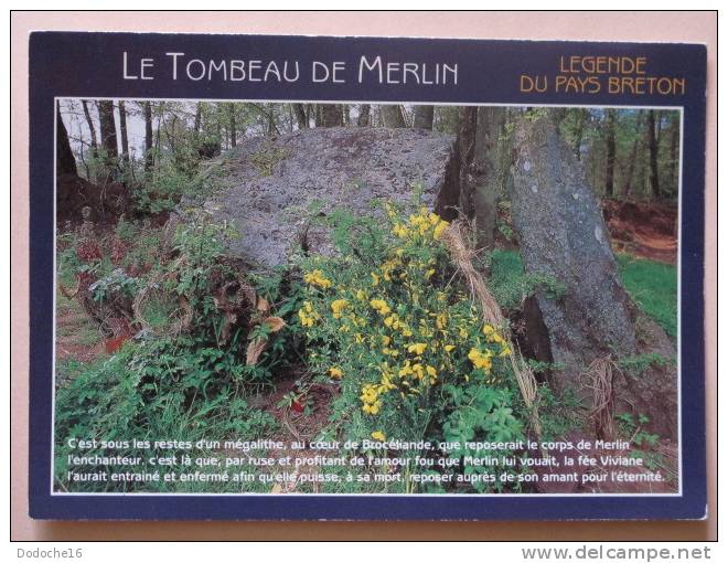 LEGENDE DU PAYS BRETON - Le Tombeau De Merlin - Paimpont