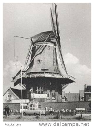 ÄLTERE POSTKARTE HARDERWIJK MOLEN-RESTAURANT DE HOOP Holland Nederland Windmühle Mühle Mill Moulin Windmill Cpa Postcard - Harderwijk