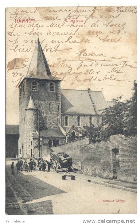 HANNUT ( 4280 ) L église - Hannuit