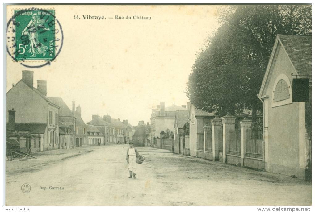 VIBRAYE - Rue Du Château - Vibraye
