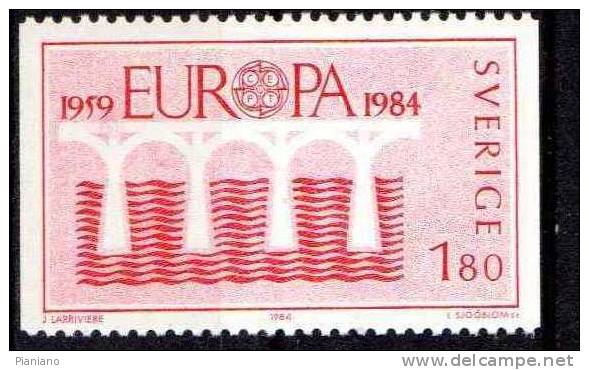 PIA  -  SVEZIA -  1984  :  Europa  (Yv  1252-53) - Nuevos