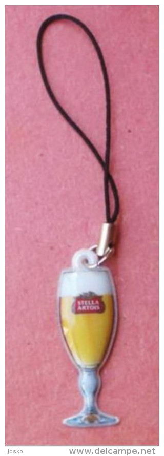 STELLA ARTOIS  - Small Keyring Bière Bier Cerveza Birra Keychain Key-ring Porte-clés Schlüsselring Anello Portachiavi - Portachiavi