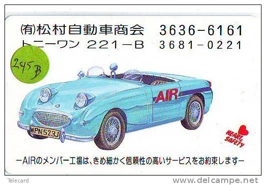 ALFA ROMEO * TELECARTE JAPON (245B) OLDTIMER * PHONECARD JAPAN * TELEFONKARTE * WAGEN * CAR * AUTO * - Auto's